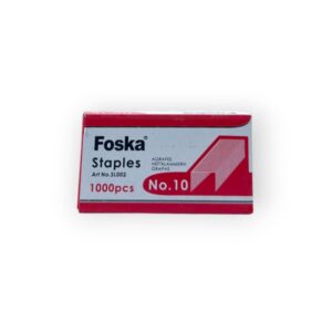 Boite de 1000 Agrafes Chromées 10mm FOSKA