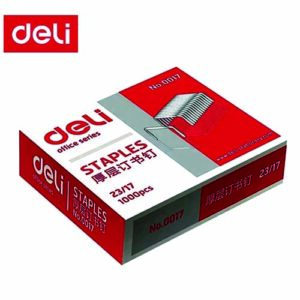 Boite de 1000 Agrafes Chromées 23/17 Deli