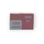 Boite de 1000 Agrafes Chromées Bébé 8/4