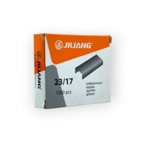 Boite de 1000 Agrafes Chromées Jiliang 23/17