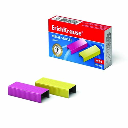 Boite de 1000 Agrafes Couleurs
