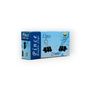 Boite de 12 Pinces Double Clips 25mm Crown