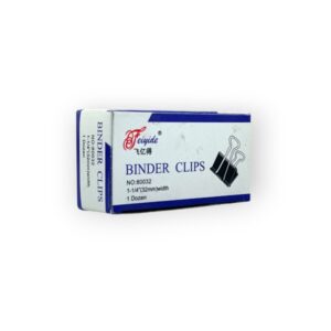 Boite de 12 Pinces Double Clips 32mm Teiyide