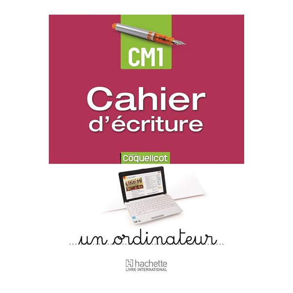 Cahier d'écriture coquelicot CM1