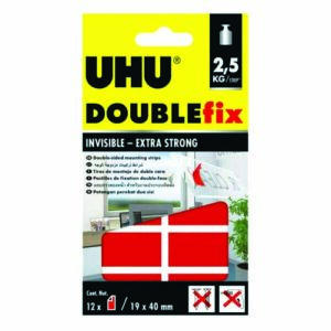Colle Doublefix Invisible-Extra Strong Uhu