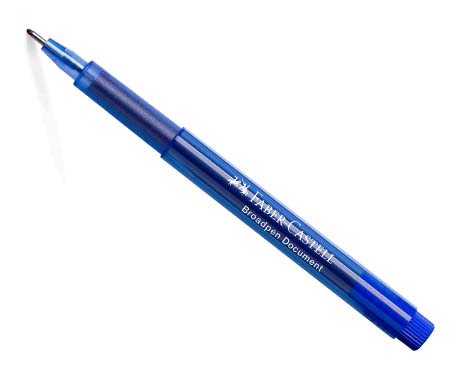 feutre_bleu_broadpen_document_faber_castell Feutre Bleu Broadpen document