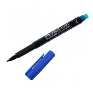 Feutre Bleu Permanent M Faber-Castell MultiMark 1525