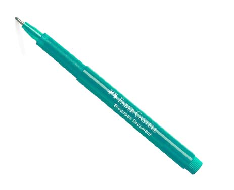 feutre_turquoise_broadpen_document_faber_castell Feutre Turquoise Broadpen