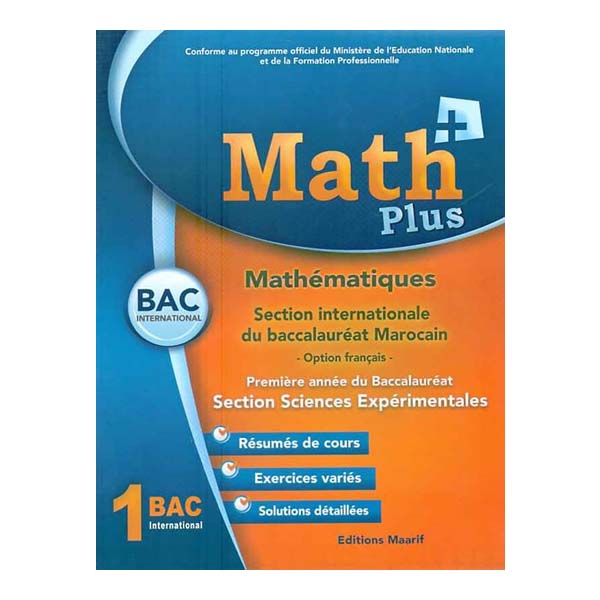 MATH PLUS + 1Bac SX - WORK BUREAU