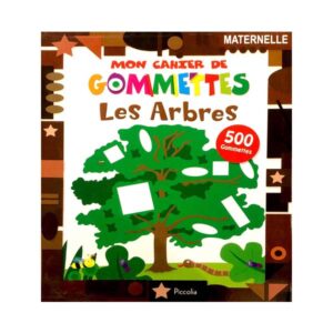 mon cahier de gommettes les arbres