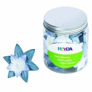 Pot de Fleurs Bleues