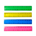Regle 15cm 4 couleurs