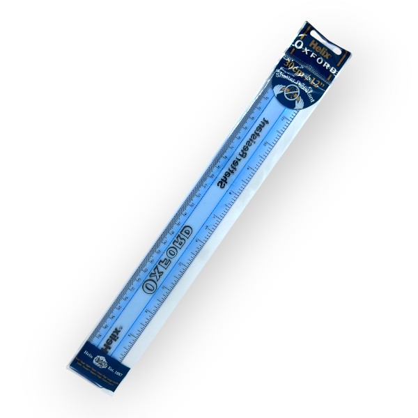 Regle Bleue Transparente 30cm Mash Malow