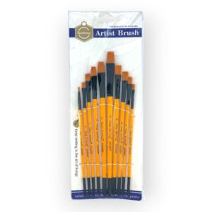 Set de 10 Brushes Flat N° A6095F Keep Smiling - Image 1