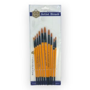 Set de 10 Brushes Ronds N° A6095R Keep Smiling