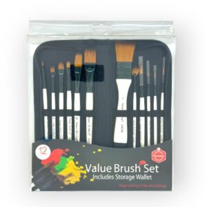 Set de 12 Brushes Avec Trousse Keep Smiling