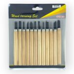 Set de 12 Sculptures sur Bois