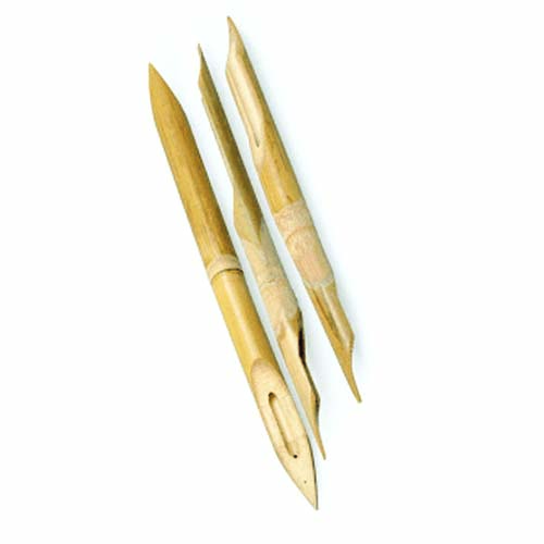 set_de_3_outils_en_bois_de_canne_calligraphy_arabe Set de 3 Outils en Bois de Canne Calligraphy Arabe No E0131A Keep Smiling