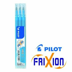 Set de 3 Recharges Turquoises pour Stylo Frixion 0.7 Pilot