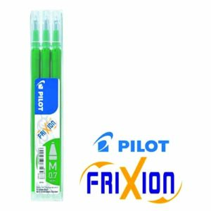 Set de 3 Recharges Vertes pour Stylo Frixion 0.7 Pilot