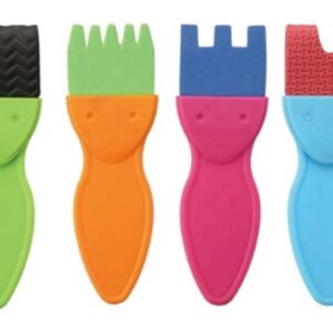 Set de 4 Flat Brush de peinture Mash mMalaw