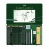 Set Metallique de 26 Crayons Graphites Faber Castell