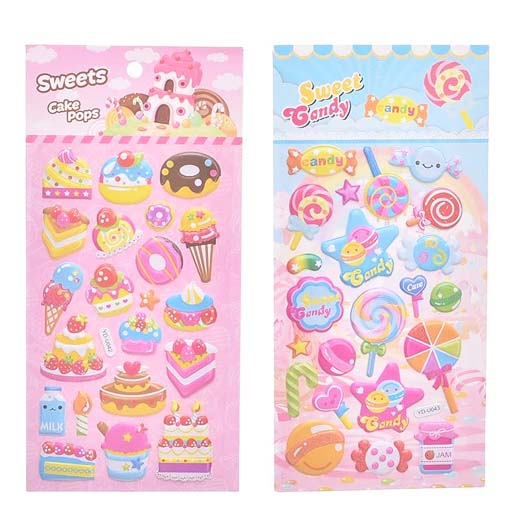 set_sticker_3d_enfants_sweet_candy