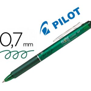 Stylo frixion Clicker 0.7 vert Pilot