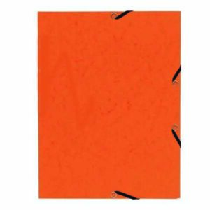Chemise a Rabat Cartonnée Orange Sicla