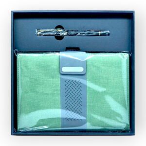 Coffret Note Book A5 cuir et stylo