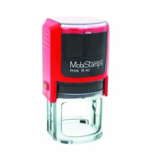 Cachet Rond N 40 Rouge