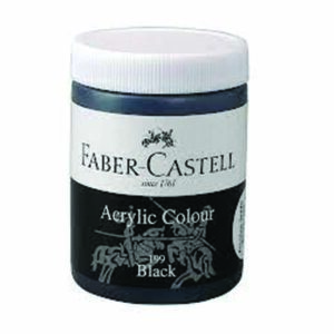Peinture Acrylic Black