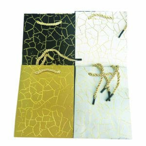 Sac Cadeau Dorré PM