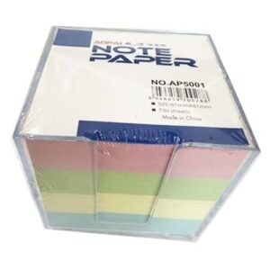 Bloc Cube de 750 F Couleur AOPAI 81x81mm