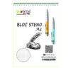 Bloc Steno WB A4 petit carreaux 5x5