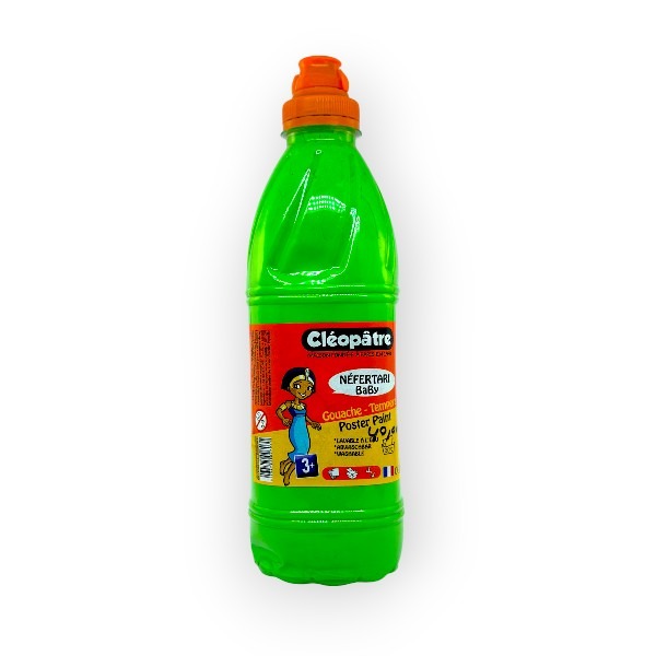 Bouteille de Gouache Vert Claire Cleopatre 1000ML
