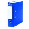 Classeur a Levier Simili Raye Bleu
