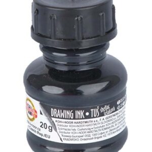 Flacon d'encre chine Noir drawing ink