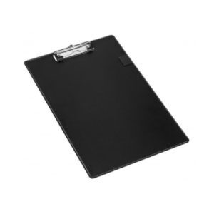 Porte-bloc A5 avec pince noir A5 ecolo