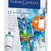 Set de 12 Tubes Acrylic de peinture 9ML