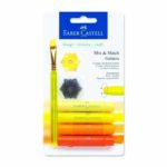 Set de Craies Aquarellables, d'un Tampon et d'un Pinceau Faber Castell