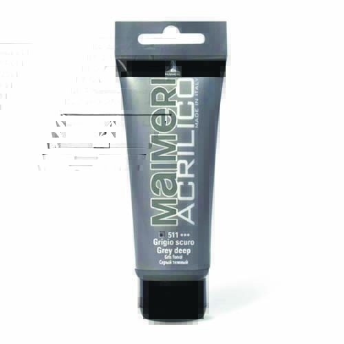 tube_de_peinture_acrylic_200ml_gris_fonce_maimeri-1 Tube de Peinture Acrylic 200ml Gris Foncé Maimeri