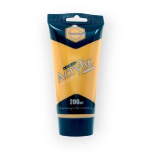 Tube de Peinture Acrylic de 200 ML Gold Keep Smiling