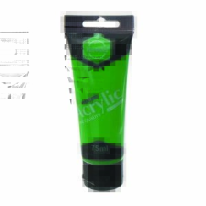Tube de Peinture Acrylic de 75 ML Green mid Keep Smiling