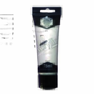 Tube de Peinture Acrylic de 75 ML Silver Keep Smiling