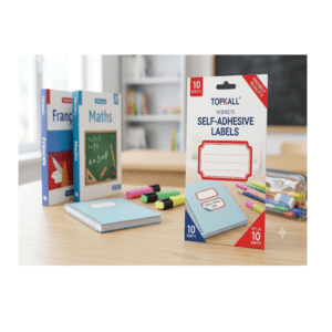 Set de 10 Feuilles Etiquettes Scolaires 100-1 - Image 1