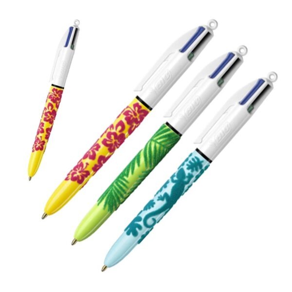 stylo_4_couleurs_bic_velvet_jaune